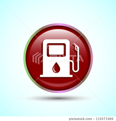 Fueling Sign Icon Design Illustration, Fuel Icon For Apps and Websites, Button Design Fueling Sign Icon Design Illustration, Fuel Icon For Apps and Websites, Button Design 119371989
