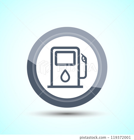 Fueling Sign Icon Design Illustration, Fuel Icon For Apps and Websites, Button Design Fueling Sign Icon Design Illustration, Fuel Icon For Apps and Websites, Button Design 119372001