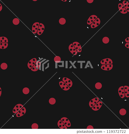 Cute icon ladybug cartoon. Vector Cute icon ladybug cartoon. Vector 119372722