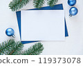Mockup for your art work, Christmas Card Mockup, Holiday Greeting Card or Invitation 119373078