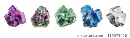 fluorite crystal, gemstone, gem, mineral specimen PNG set bundle transparent background isolated graphic resource cutout. Lapidary, healing, geology, rockhounding, collecting fluorite crystal, gemstone, gem, mineral specimen PNG set bundle transparent background isolated graphic resource cutout. Lapidary, healing, geology, rockhounding, collecting 119375426