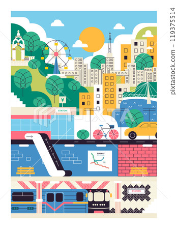 Subway City Poster Subway City Poster 119375514