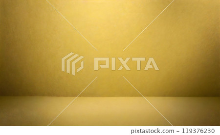 Deep pale yellow space, plain material, background 119376230