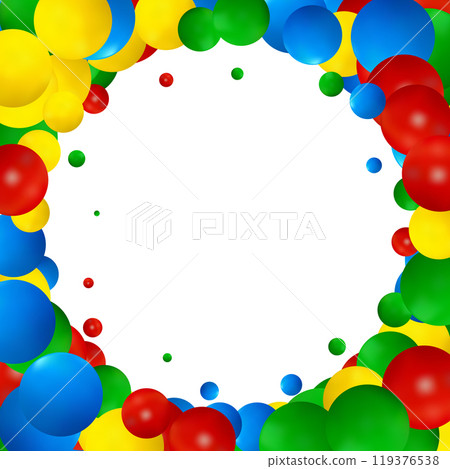 Balloons, seamless pattern bubbles beautiful holiday texture, background. 3d render. Eps 10 Balloons, seamless pattern bubbles beautiful holiday texture, background. 3d render. Eps 10 119376538