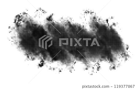 grunge style halftone banner. Vector illustration grunge style halftone banner. Vector illustration 119377867