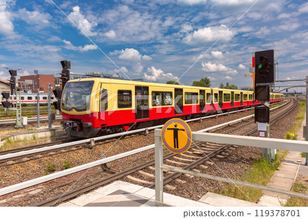 Berlin U-Bahn Overground Station, Berlin, Germany 119378701