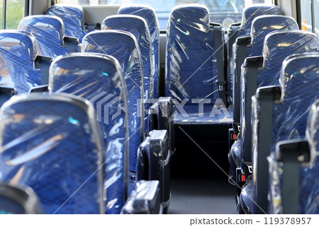Inside the minibus (29 passengers) Inside the minibus (29 passengers) 119378957