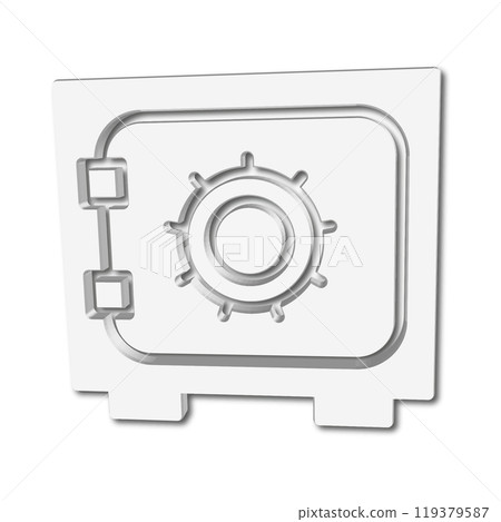 Illustration Vector graphic of safe box icon template Illustration Vector graphic of safe box icon template 119379587