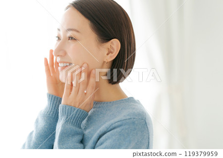 30多歲的皮膚護理女人 30多歲的皮膚護理女人 119379959