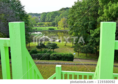 城山公園，初秋，從桶川市展望廣場眺望 119380092
