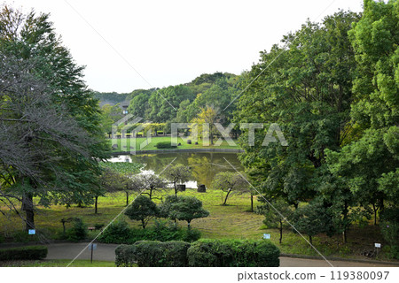 城山公園，初秋，從桶川市展望廣場眺望 119380097