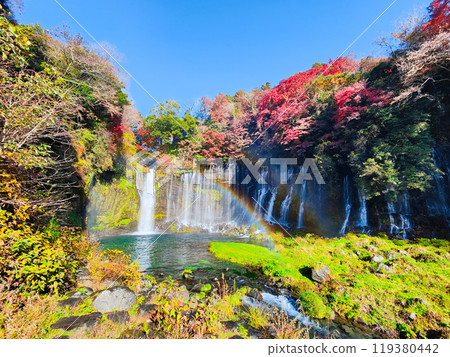 Shiraito Falls (Autumn) [Fujinomiya City] 119380442
