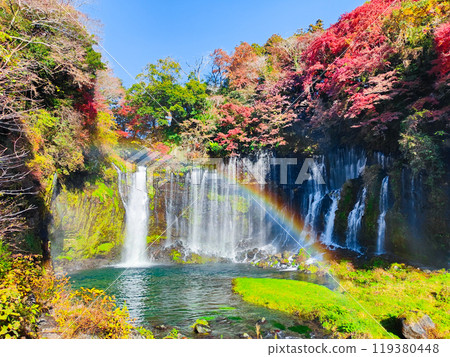 Shiraito Falls (Autumn) [Fujinomiya City] 119380448