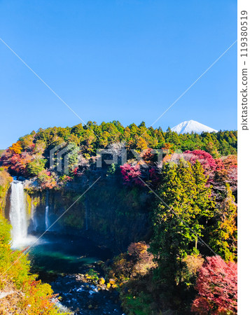Otodome Falls and Mt. Fuji (Autumn) 119380519