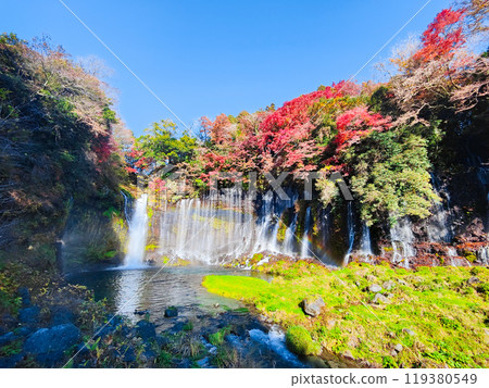 Shiraito Falls (Autumn) [Fujinomiya City] 119380549
