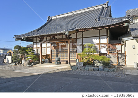 Walking around Honjo-juku: Soto Zen sect Senrinji Temple, Honjo City Ginza 119380602