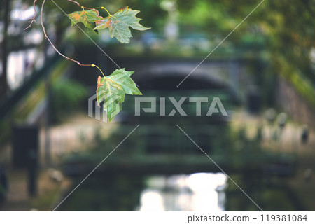 巴黎聖馬丁運河上的船閘 119381084