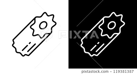 Chikuwabu simple line icon 119381387