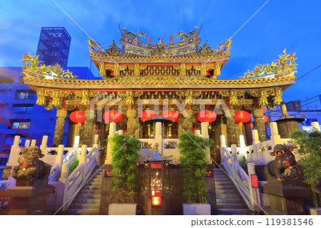 [神奈川縣] 橫濱館亭夜景（橫濱中華街） 119381546