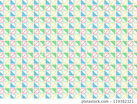 方形圖案、磁磚、格子、流行背景素材 119382321