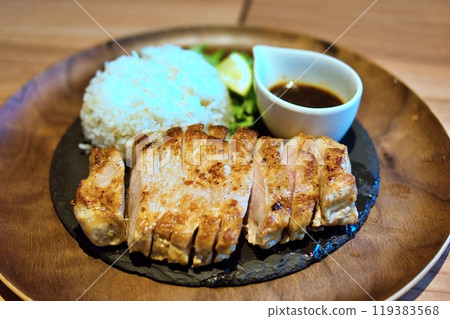 Pork steak 119383568