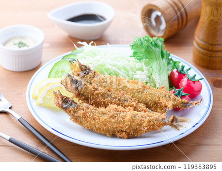 Fried Shishamo roe Fried Shishamo roe 119383895
