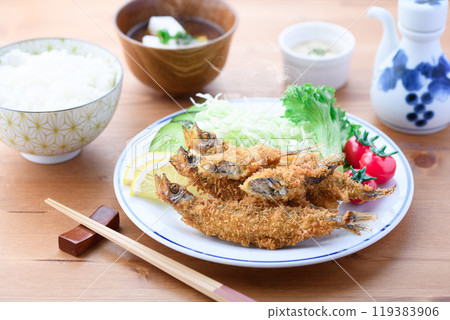 Fried Shishamo roe 119383906