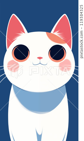 卡通猫插画 卡通猫插画 119384325