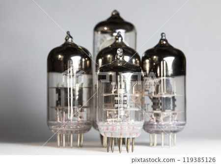 vacuum tube, retro radio lamp vacuum tube, retro radio lamp 119385126