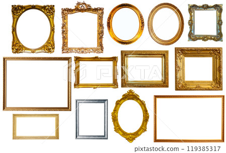 collection of isplated frames 119385317