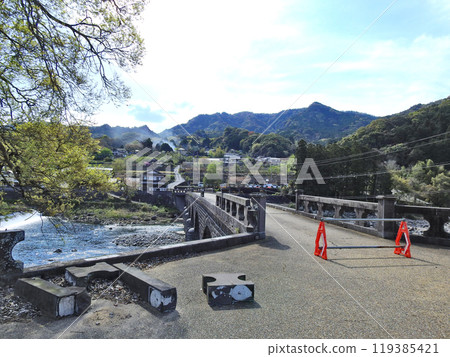 Yabakei Bridge, a stone arch bridge in Nakatsu, Oita Prefecture 119385421