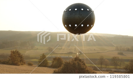 Ufo, photorealistic 3d visualization, 3d render Ufo, photorealistic 3d visualization, 3d render 119385801