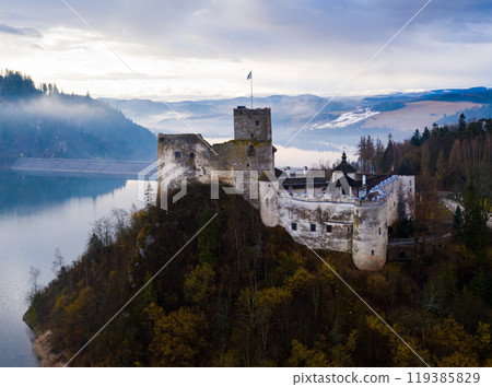 View of Niedzica Castle, Poland 119385829