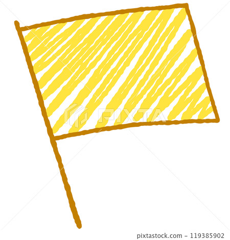 簡單的旗幟插圖 119385902