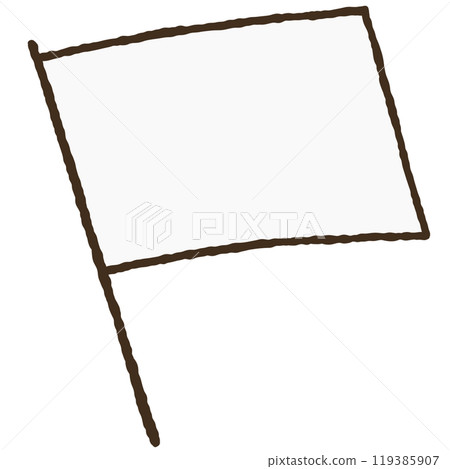 簡單的旗幟插圖 簡單的旗幟插圖 119385907