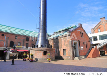 Sapporo Factory: Tall chimneys and the Sapporo Kaitakushi Brewery 119386359