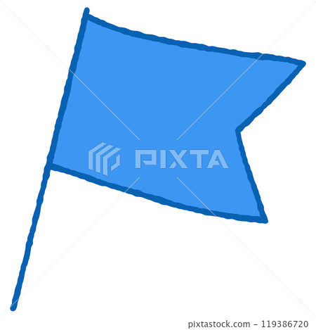 Simple flag illustration 119386720