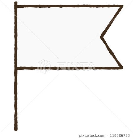 Simple flag illustration Simple flag illustration 119386733
