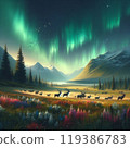 極光鹿草原 119386783