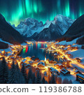 山腳下的極光小鎮 119386788