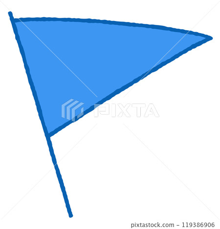 Simple flag illustration Simple flag illustration 119386906