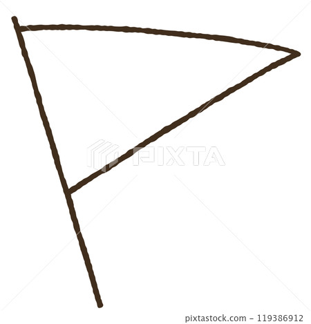 Simple flag illustration Simple flag illustration 119386912