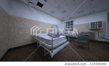 Abandoned Hospital Room Abandoned Hospital Room 119386940
