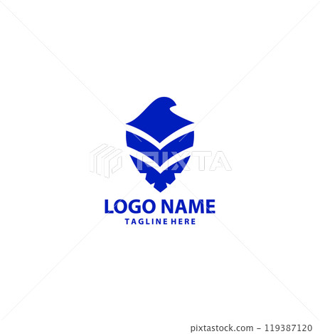 shield eagle logo design vector shield eagle logo design vector 119387120