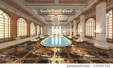 Indoor swimming pool 119387141