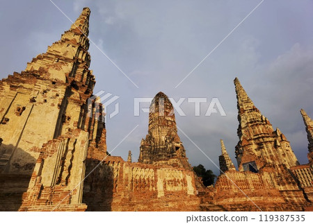 The pagoda in Wat Phra Si Sanphet  119387535