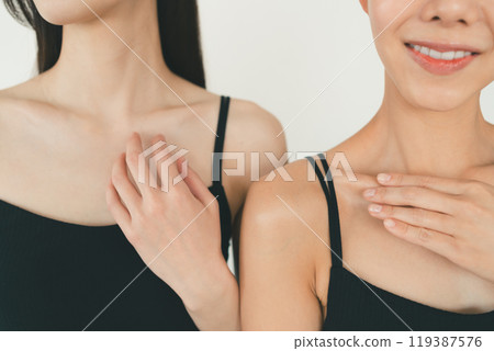 30多歲女性的鎖骨護理 119387576