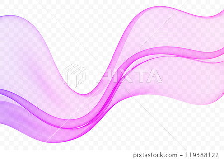 Abstract smooth wave. Curved flow wave motion. 119388122