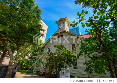 Sapporo clock tower 119388362