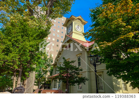 Sapporo clock tower 119388363